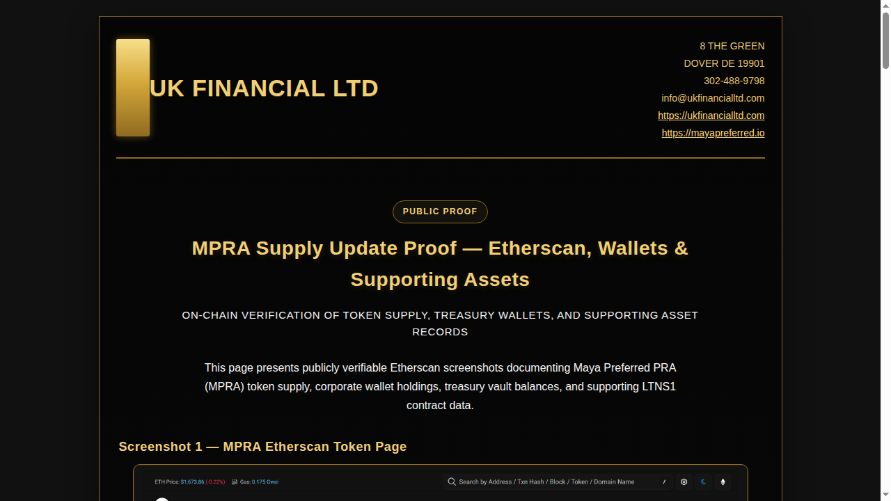 MPRA Supply Update Proof