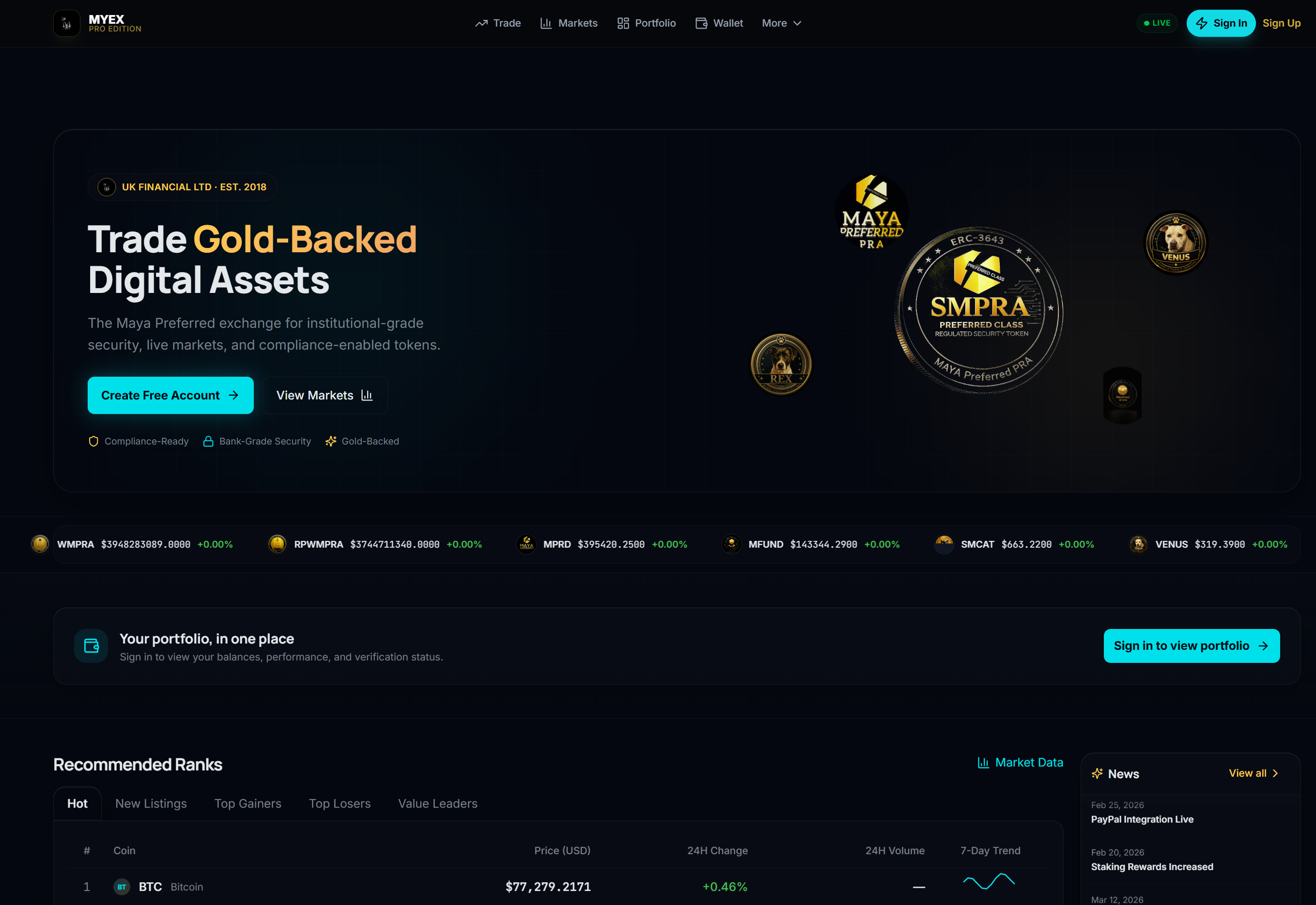 MYEX Exchange